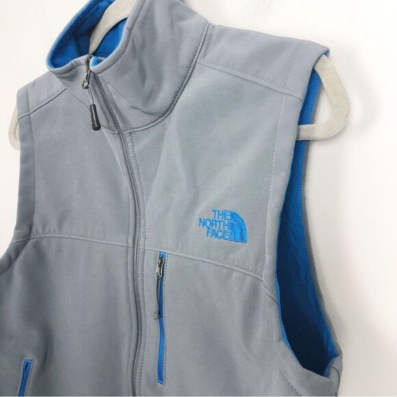 THE NORTH FACE | Apex Bionic Zip Front Vest Gray & Turquoise Men’s Size Small - Picture 3 of 10